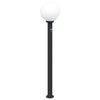 Vidaxl bolderverlichting met sensor 120 cm zwart ip44