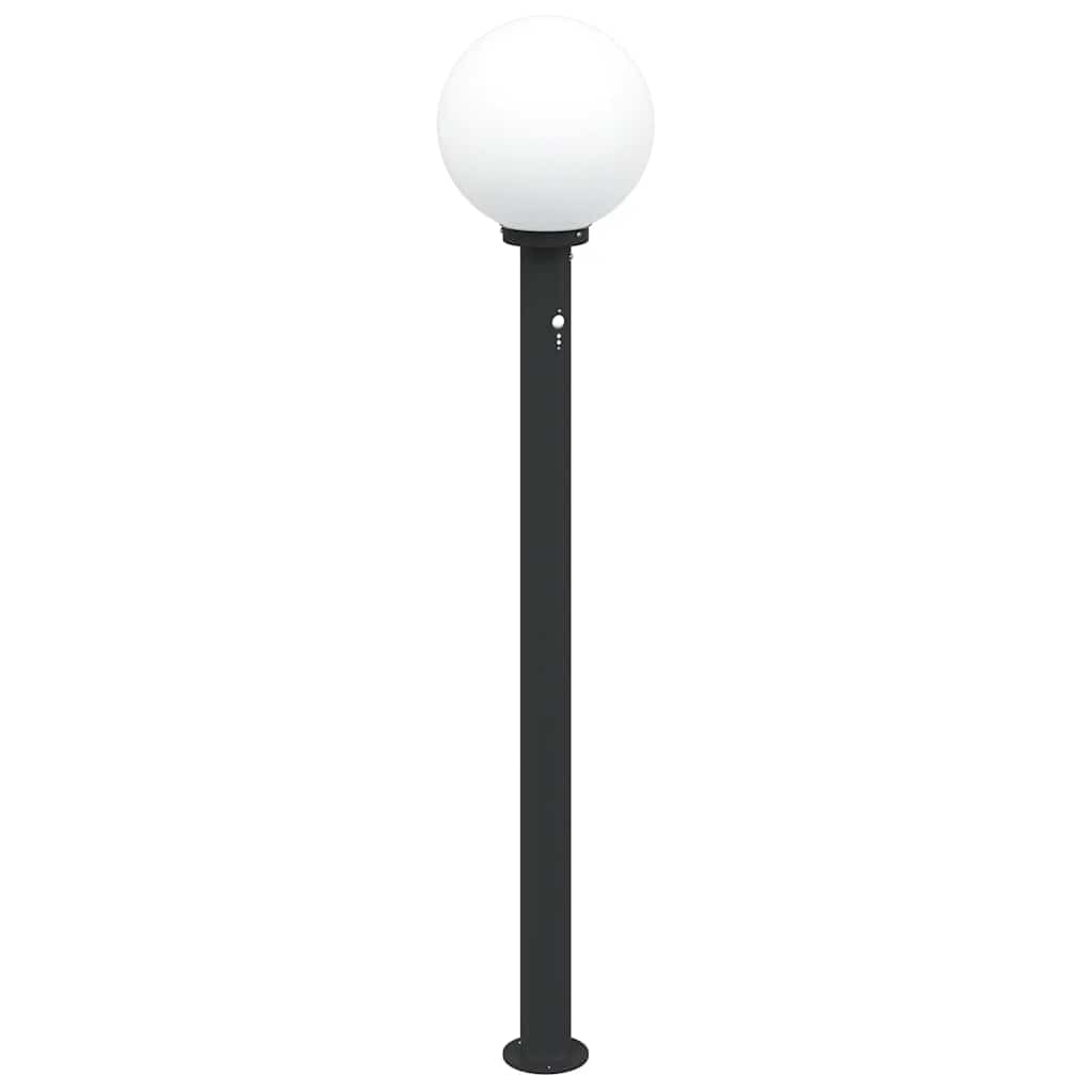Vidaxl bolderverlichting met sensor 120 cm zwart ip44