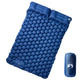 Vidaxl kampeermatras met kussens zelfopblazend 2-persoons marineblauw