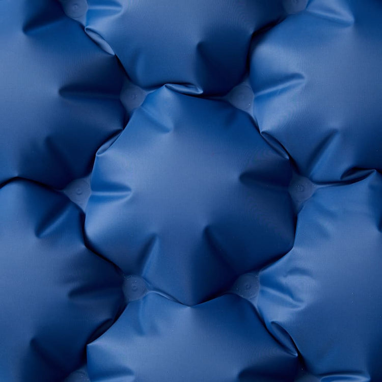 Vidaxl kampeermatras met kussens zelfopblazend 2-persoons marineblauw