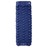 Vidaxl kampeermatras met kussen zelfopblazend 1-persoons marineblauw - afbeelding 2