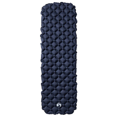 Vidaxl kampeermatras opblaasbaar 190x58x6 cm 1- persoons grijs