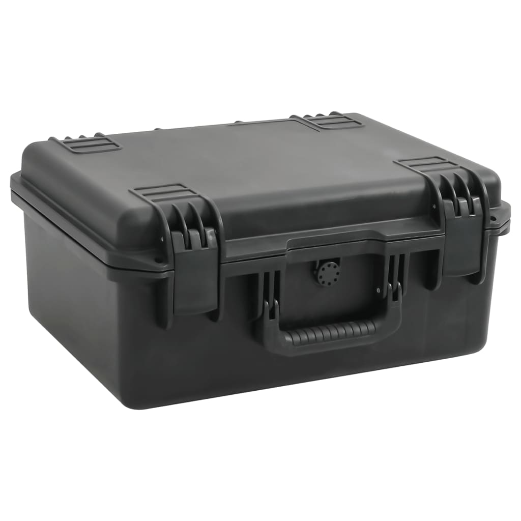 Vidaxl flightcase draagbaar 49x38x23 cm pp zwart