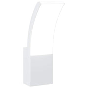 Vidaxl buitenwandlamp led gegoten aluminium wit - afbeelding 2