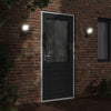 Vidaxl buitenwandlamp led gegoten aluminium zwart