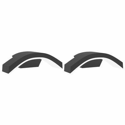Vidaxl buitenwandlampen 2 st led gegoten aluminium zwart