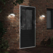Vidaxl buitenwandlamp led met sensors gegoten aluminium zwart - afbeelding 3