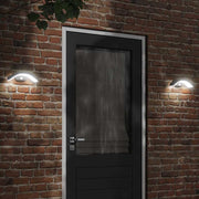 Vidaxl buitenwandlamp led met sensors gegoten aluminium zwart - afbeelding 1