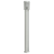 Vidaxl vloerlamp voor buiten 110 cm roestvrijstaal zilverkleurig - afbeelding 2