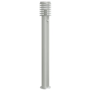 Vidaxl vloerlamp voor buiten met sensor 110 cm roestvrijstaal zilver - afbeelding 2