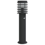 Vidaxl vloerlamp voor buiten met sensor 60 cm roestvrijstaal zwart - afbeelding 2