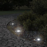 Vidaxl buitengrondverlichting rond 10,5x10,5 cm gietaluminium zwart - afbeelding 1