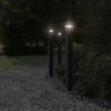 Vidaxl buitenvloerlamp 110 cm aluminium zwart