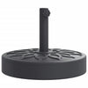 Vidaxl parasolvoet voor stokken van ø38 48 mm 25 kg rond