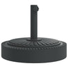 Vidaxl parasolvoet voor stokken van ø38 48 mm 25 kg rond