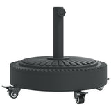Vidaxl parasolvoet met wielen voor stok van ø38 48 mm 27 kg rond - afbeelding 2