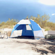 Vidaxl strandtent 2-persoons waterdicht snelontgrendeling azuurblauw - afbeelding 3