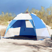 Vidaxl strandtent 2-persoons waterdicht snelontgrendeling azuurblauw - afbeelding 1