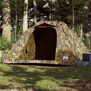 Vidaxl tent 4-persoons snelontgrendeling camouflage - afbeelding 1