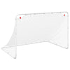 Vidaxl voetbaldoel wit 122x81x81 cm staal