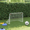 Vidaxl voetbaldoel wit 122x81x81 cm staal