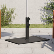 Vidaxl parasolvoet voor stokken van ø32 38 48 mm 15 kg rechthoekig - afbeelding 1