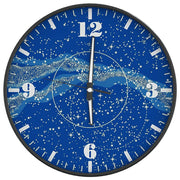 Vidaxl wandklok met lichtgevende wijzerplaat en wijzers ø30 cm blauw - afbeelding 2