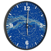 Vidaxl wandklok met lichtgevende wijzerplaat en wijzers ø30 cm blauw - afbeelding 3