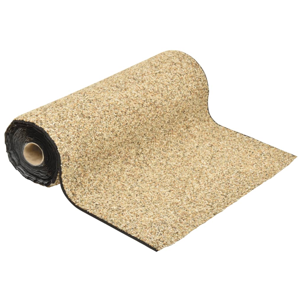 Vidaxl grindfolie 150x100 cm natuurlijk zandkleurig