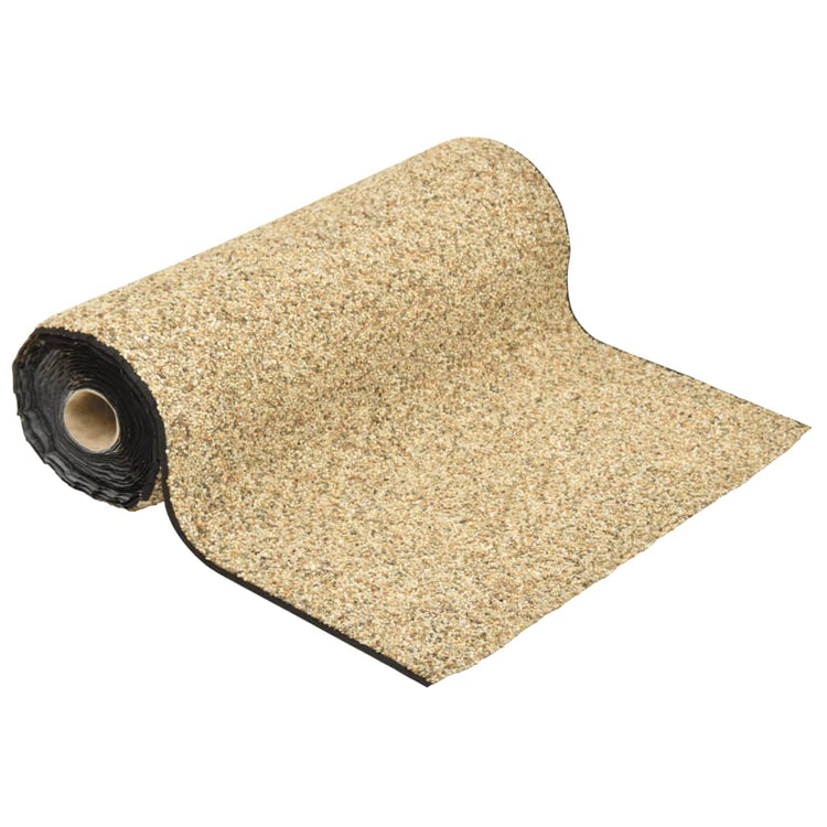Vidaxl grindfolie 150x100 cm natuurlijk zandkleurig