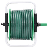 Vidaxl slanghaspel met slangkoppelset 0,5 20 m vrijstaand pvc groen - afbeelding 2