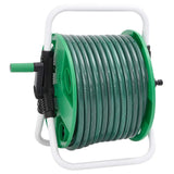 Vidaxl slanghaspel met slangkoppelset 0,5 30 m vrijstaand pvc groen - afbeelding 3