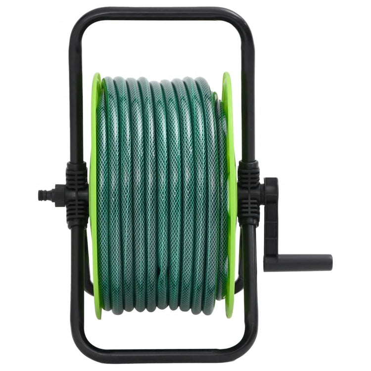 Vidaxl slanghaspel met 30 m slang vrijstaand pvc groen