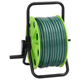 Vidaxl slanghaspel met slangkoppelset 0,5 30 m vrijstaand pvc groen - afbeelding 3