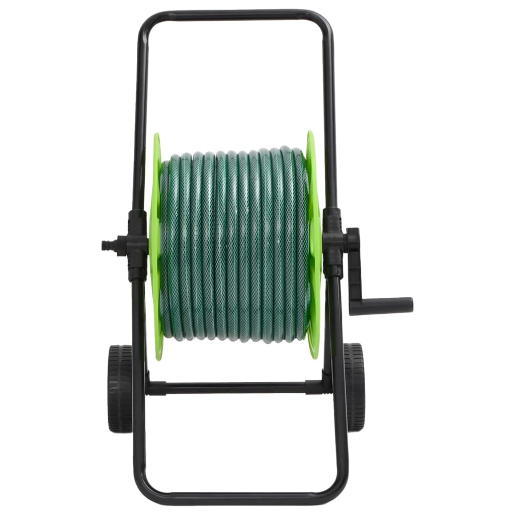 Vidaxl slanghaspelkar met 30 m slang pvc groen