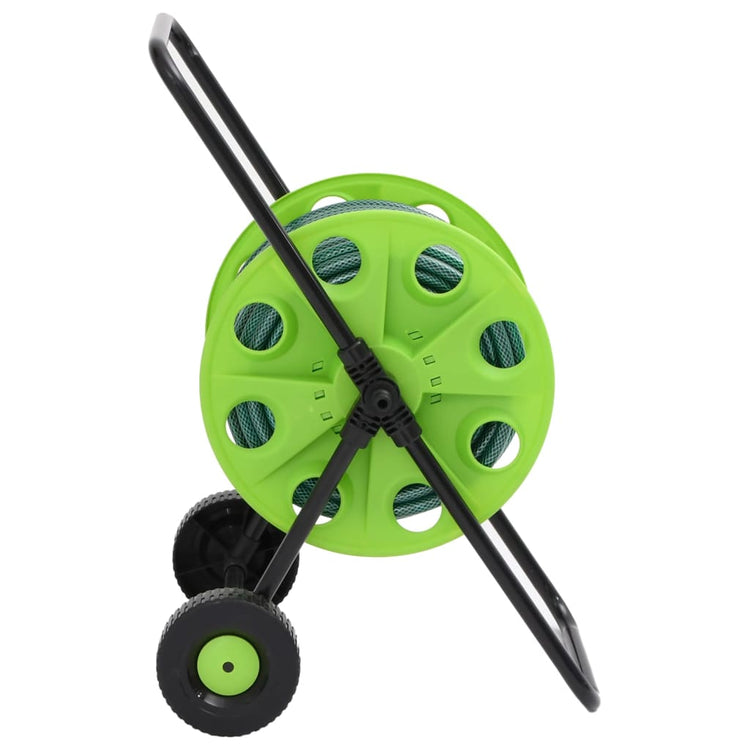 Vidaxl slanghaspelkar met 50 m slang pvc groen