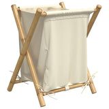 Vidaxl wasmand 45x55x63,5 cm bamboe crèmewit - afbeelding 2