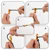 Vidaxl tentscheerlijnen met spanners 8 st reflecterend 4 m 4 mm