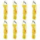 Vidaxl tentscheerlijnen met spanners 8 st reflecterend 4 m 4 mm