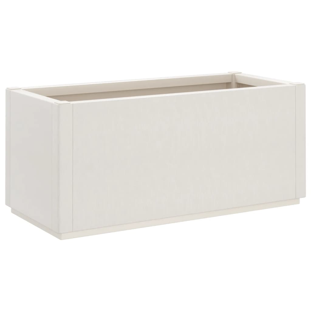 Vidaxl plantenbak 80x36x35 cm polypropeen wit