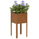 Vidaxl plantenbak 45x45x88 cm weerbestendig staal