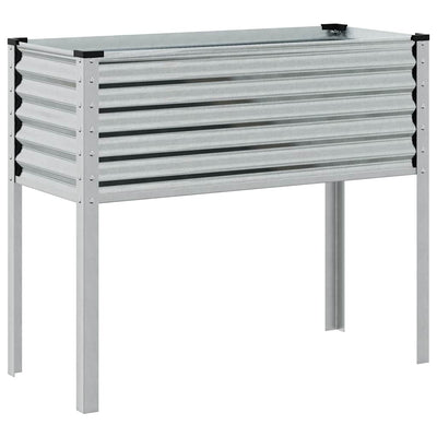Vidaxl plantenbak 100x45x90 cm gegalvaniseerd staal