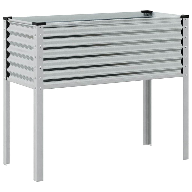 Vidaxl plantenbak 100x45x90 cm gegalvaniseerd staal