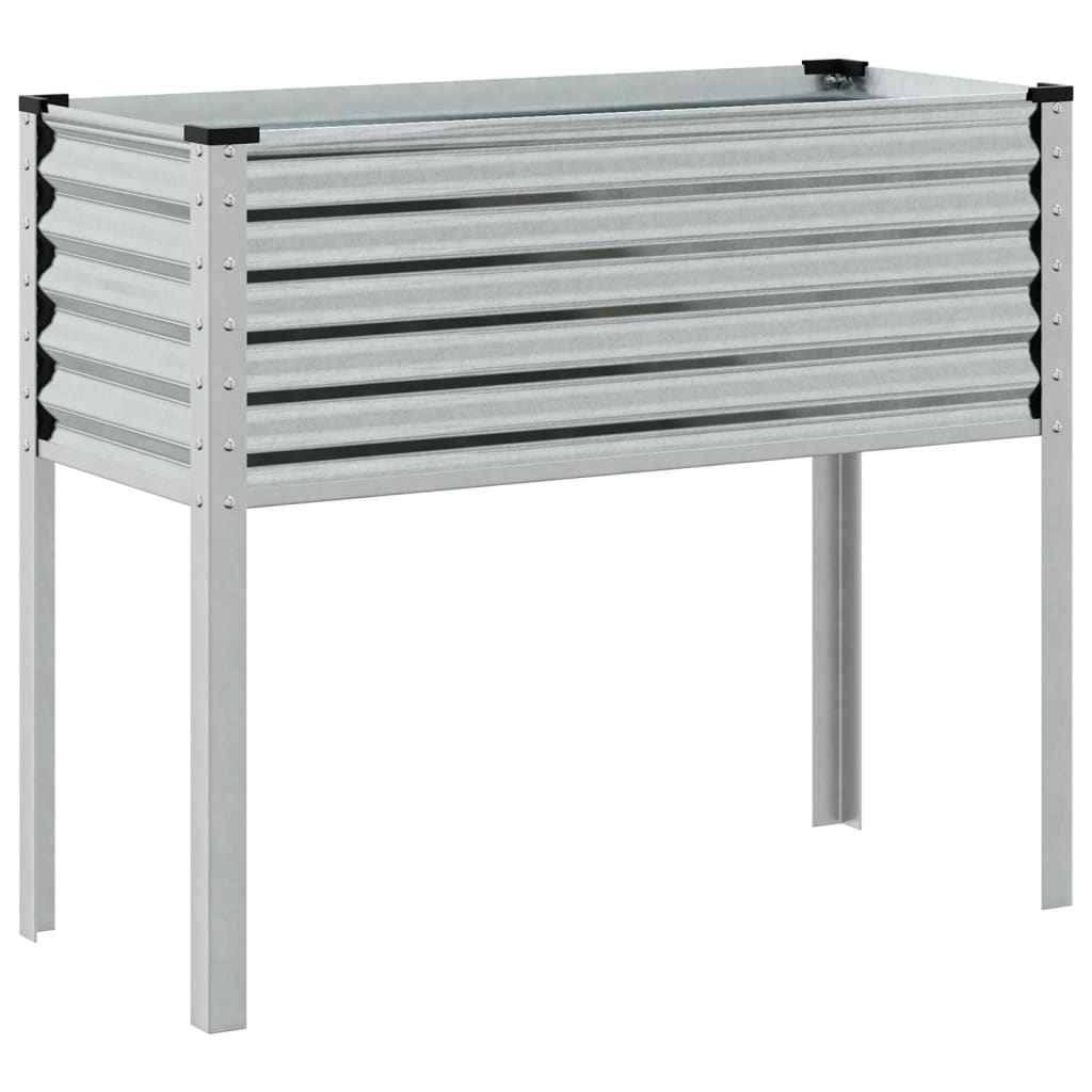 Vidaxl plantenbak 100x45x90 cm gegalvaniseerd staal
