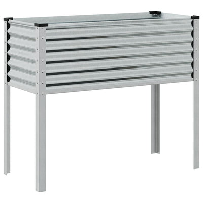 Vidaxl plantenbak 100x45x90 cm gegalvaniseerd staal