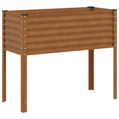 Vidaxl plantenbak 100x45x90 cm weerbestendig staal
