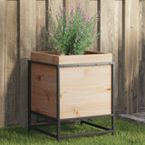Vidaxl plantenbak 40x40x50 cm massief grenenhout - afbeelding 1