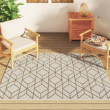 Vidaxl vloerkleed voor binnen buiten laagpolig 120x180 cm meerkleurig - afbeelding 3