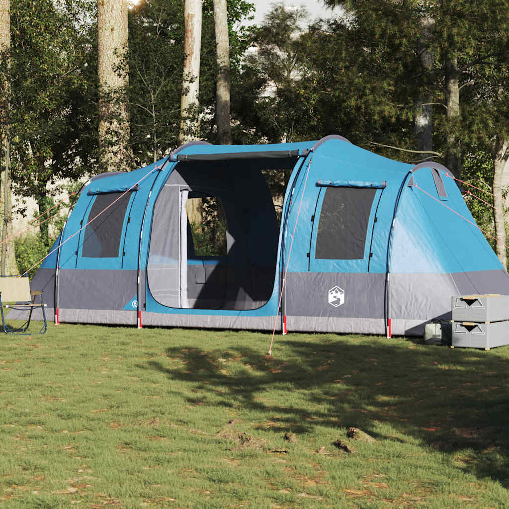 Vidaxl tunneltent 4-persoons waterdicht blauw