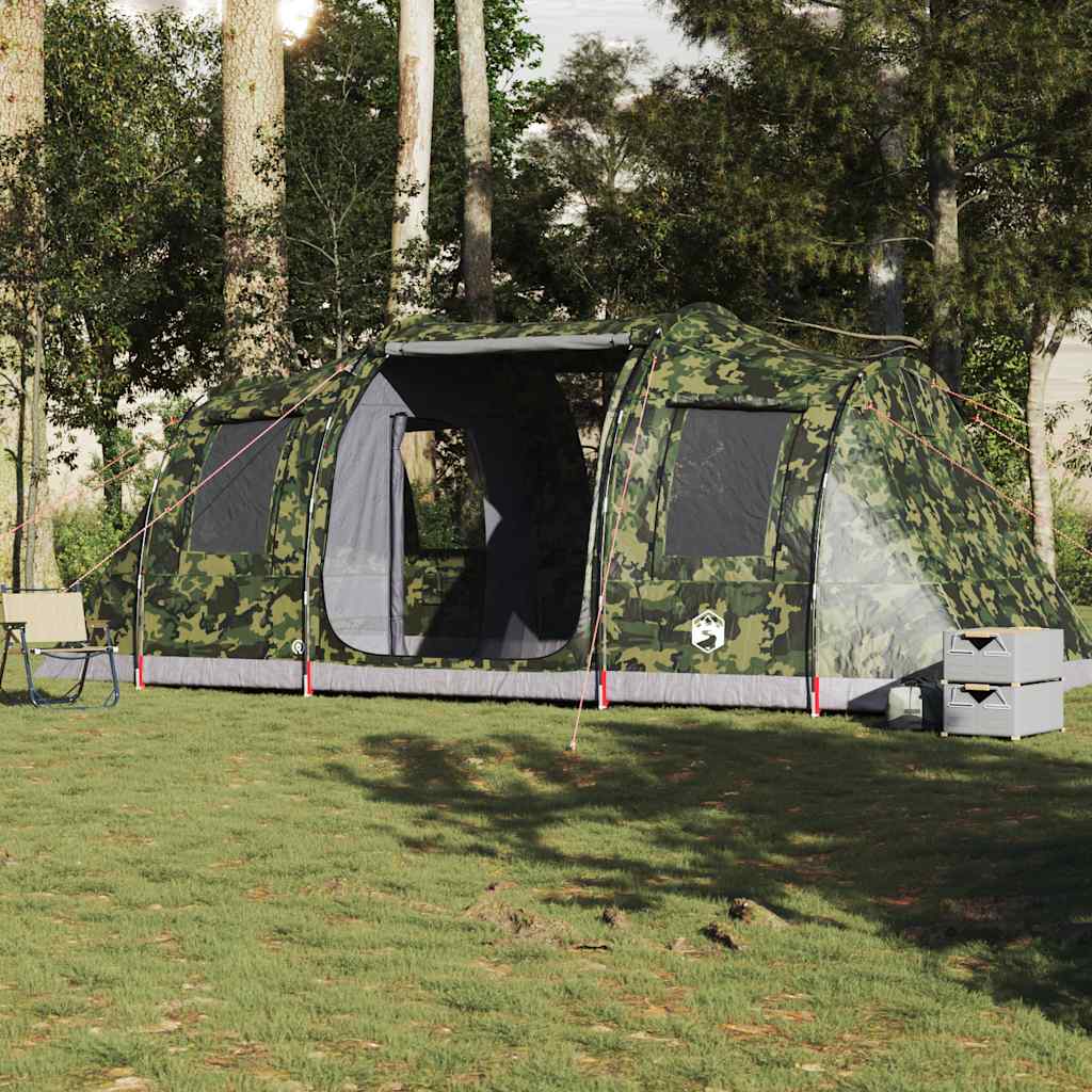 Vidaxl tunneltent 4-persoons waterdicht camouflage